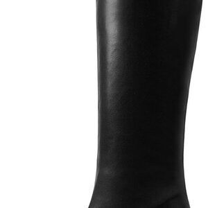 Brand New Knee High Boots Women Square Toe Kitten Heel Tall Boots Womens Fashion